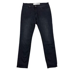 Barbell Apparel Men's Skinny Fit Jeans‎ Size 34 Dark Wash Stretch Denim